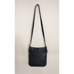 Vintage Faux Leather Crossbody Bag